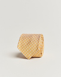  Micro Flower Silk Tie Yellow