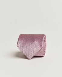  Monogram Silk Tie Pink