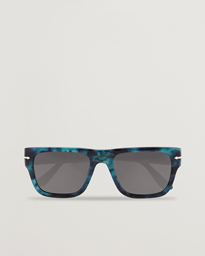  0PO3348S Sunglasses Blue Havana