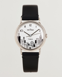  Timex X New Yorker Marlin Hand Wind 34mm White Dial