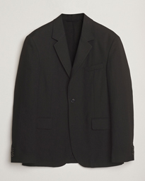  Alban Unlined Super Linen Blazer Black