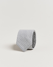  Uni Stripe Tie Light Grey