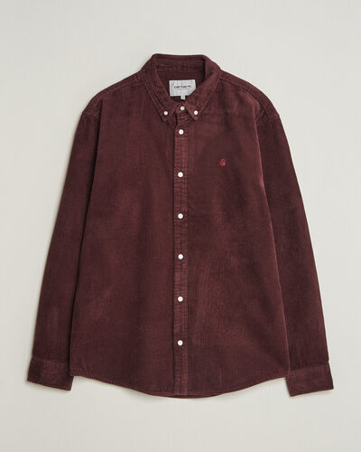 Carhartt WIP Madison Cord Shirt Amarone