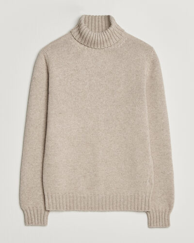 Fedeli Wool/Cashmere Rollneck Beige