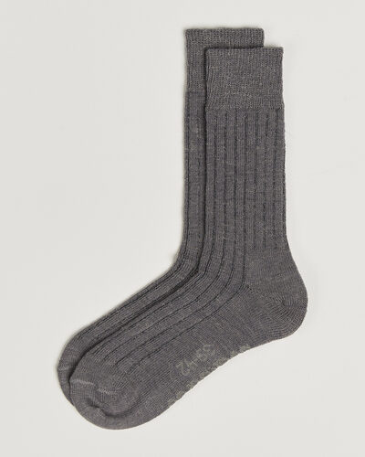 Alpacasocks & Co 2-Pack Ribbed Alpacka Wool Socks Dark Grey
