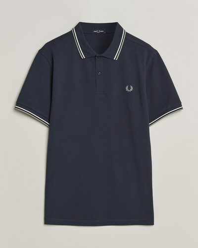 Fred Perry Twin Tipped Polo Shirt Dark Airforce