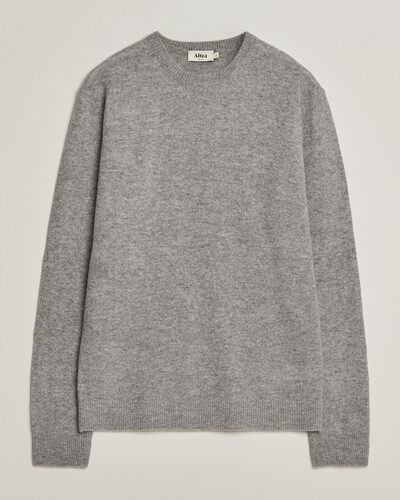 Altea Cloud Cashmere Blend Sweater Grey Melange