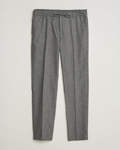 BOSS BLACK Kane Brushed Drawstring Trousers Medium Grey