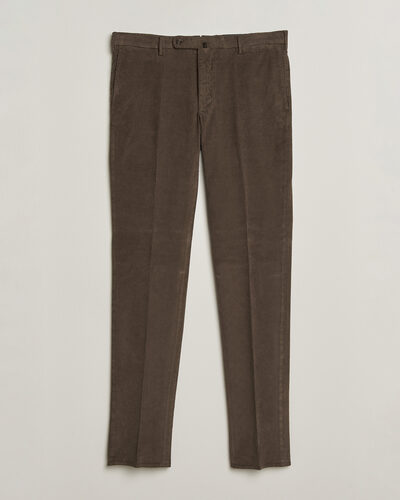 Incotex Regular Fit Baby Corduroy Trousers Taupe