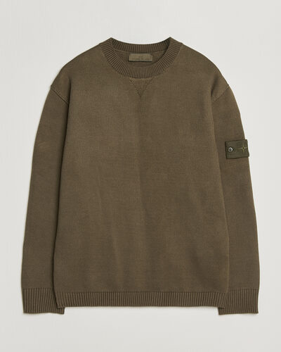 Stone Island Ghost Plush Stitch Winter Cotton Sweat Miltary Green