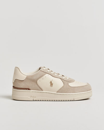 Polo Ralph Lauren Masters Court Suede/Leather Sneakers Milkshake