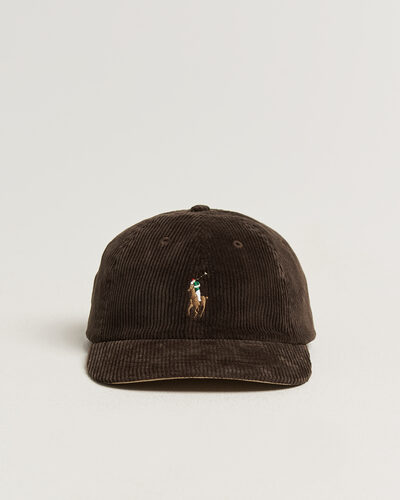 Polo Ralph Lauren Corduroy Cap Dark Beech