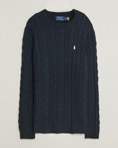 Polo Ralph Lauren Cotton Cable Pullover Hunter Navy