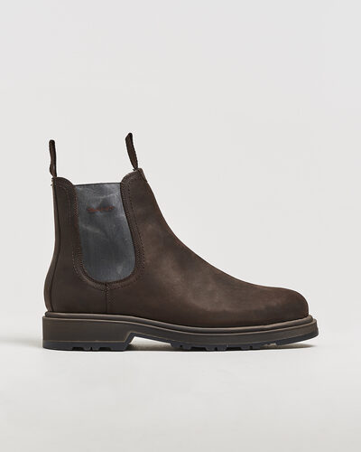 Gant Blisdor Nubuck Chelsea Boot Dark Brown