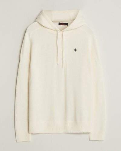 Morris Hertford Lambswool Hoodie Off White