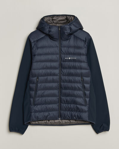 Sail Racing Spray Down Hooded Hybrid Jacket Dark Navy