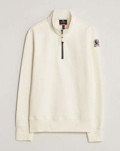 Parajumpers Broad Peak Super Easy Half Zip Sweatshirt Warm Ivory