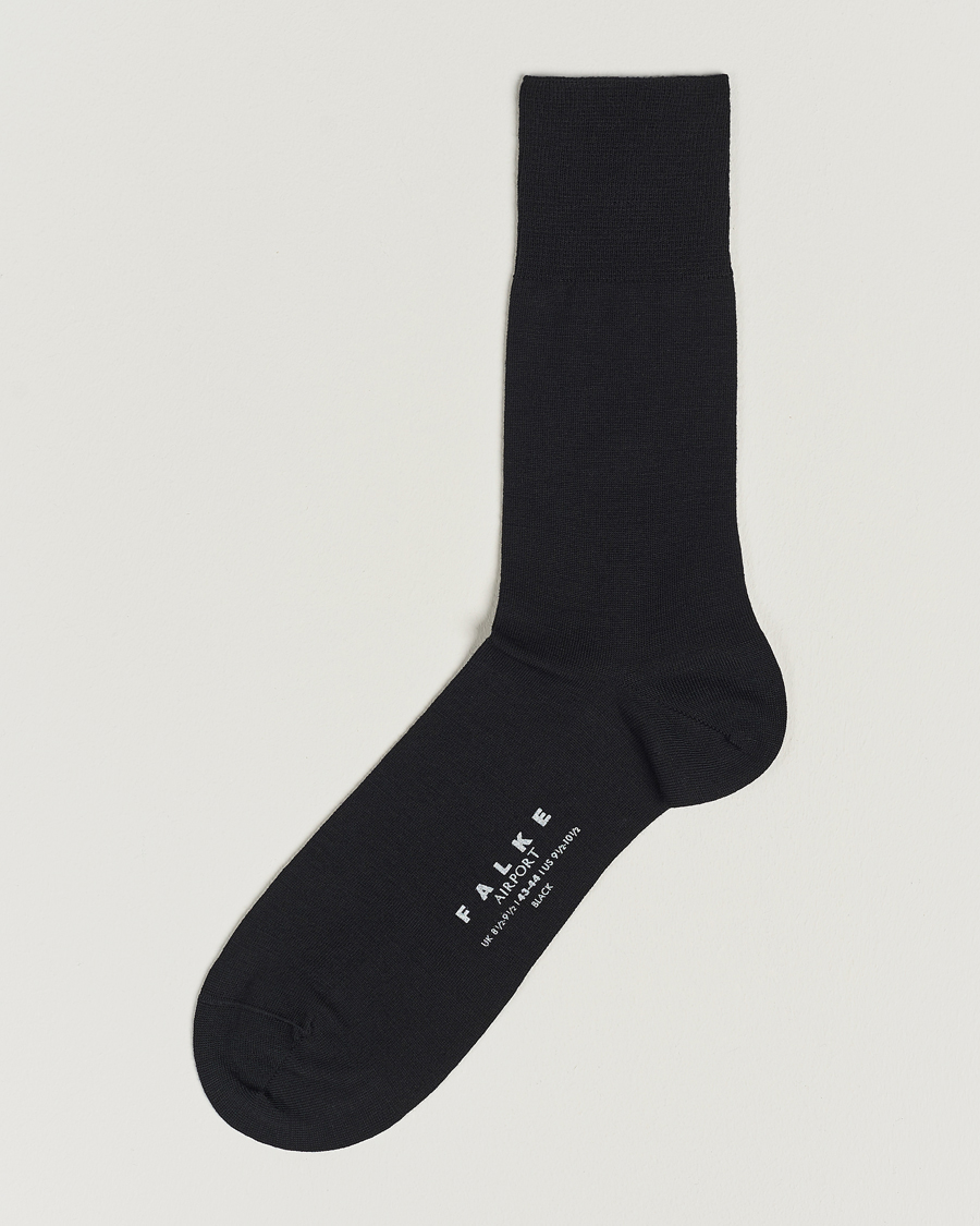 Heren | Ondergoed | Falke | Airport Socks Black