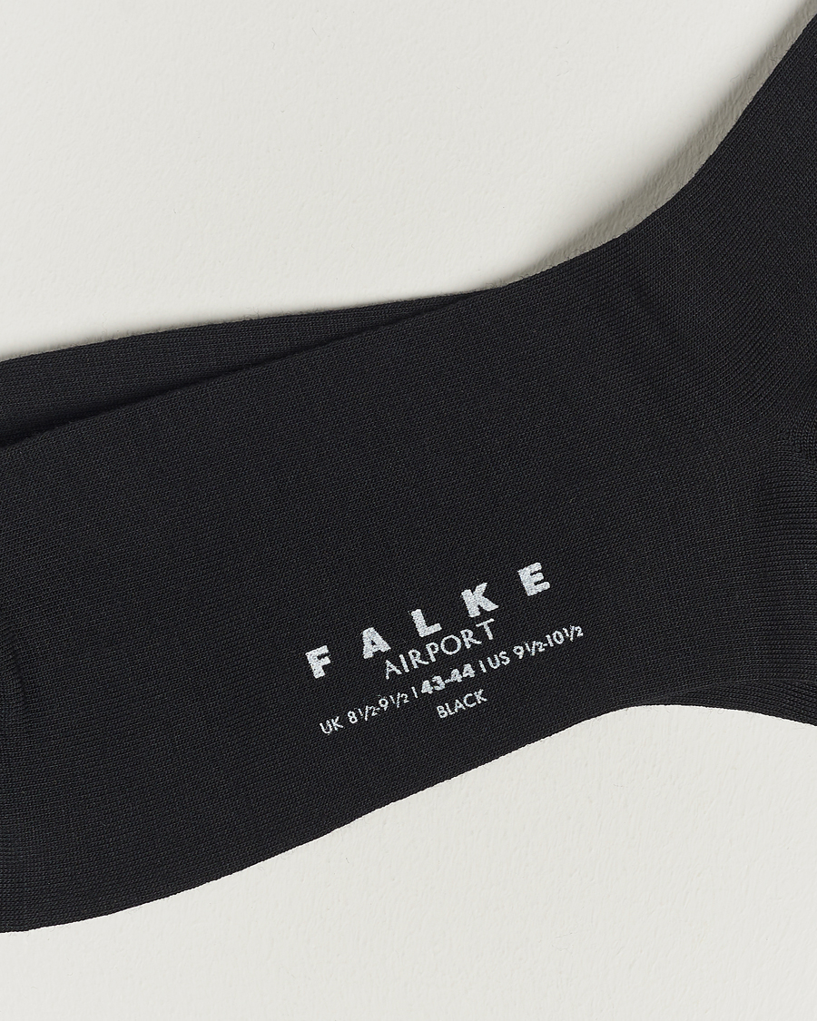 Heren | Ondergoed | Falke | Airport Socks Black