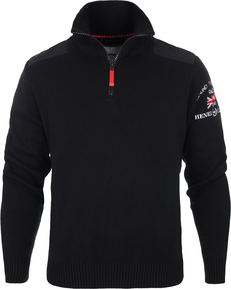 Heren | Truien | Henri-Lloyd | Henri Lloyd Round The World Zip Black