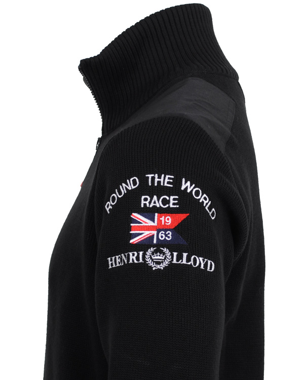 Heren | Truien | Henri-Lloyd | Henri Lloyd Round The World Zip Black