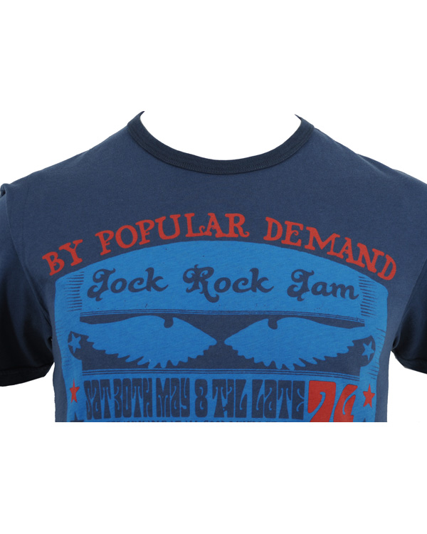 Heren | T-shirts | Levi's | Levis Feel Good Poster Tee Alpha Blue