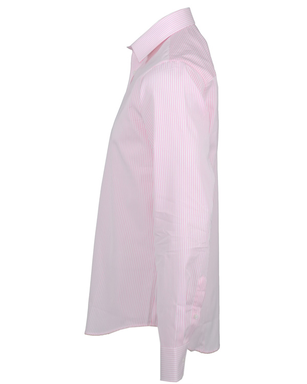 Heren | Overhemden | Oscar of Sweden | Slim Fit Skjorta Randig Rosa