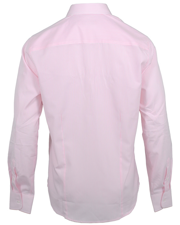 Heren | Overhemden | Oscar of Sweden | Slim Fit Skjorta Randig Rosa