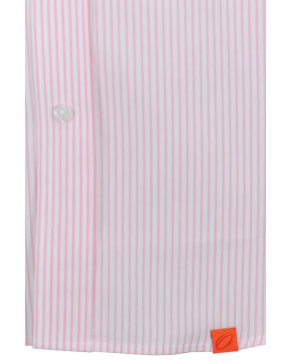 Heren | Overhemden | Oscar of Sweden | Slim Fit Skjorta Randig Rosa