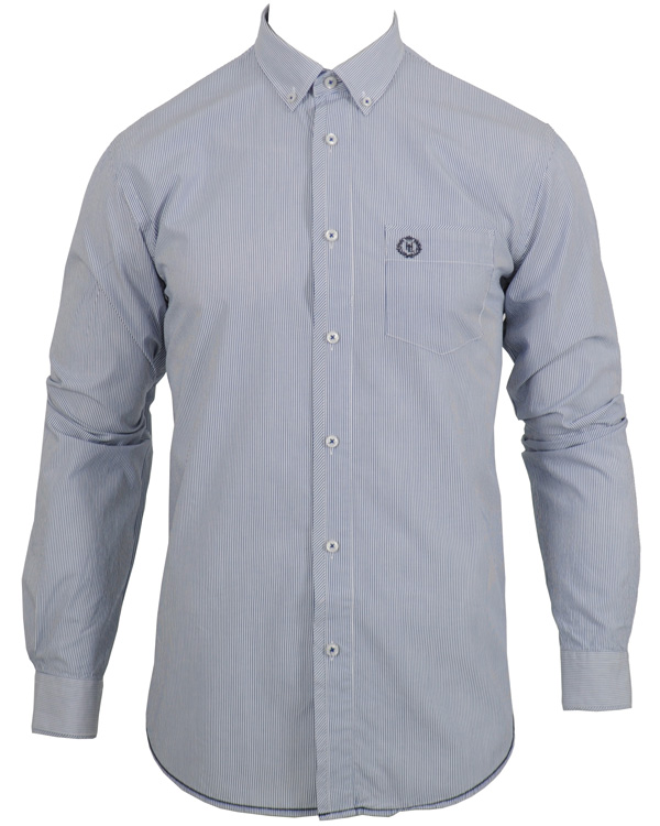 Heren | Overhemden | Henri-Lloyd | Henri Lloyd Stornoway Custom LS Skjorta Pacific
