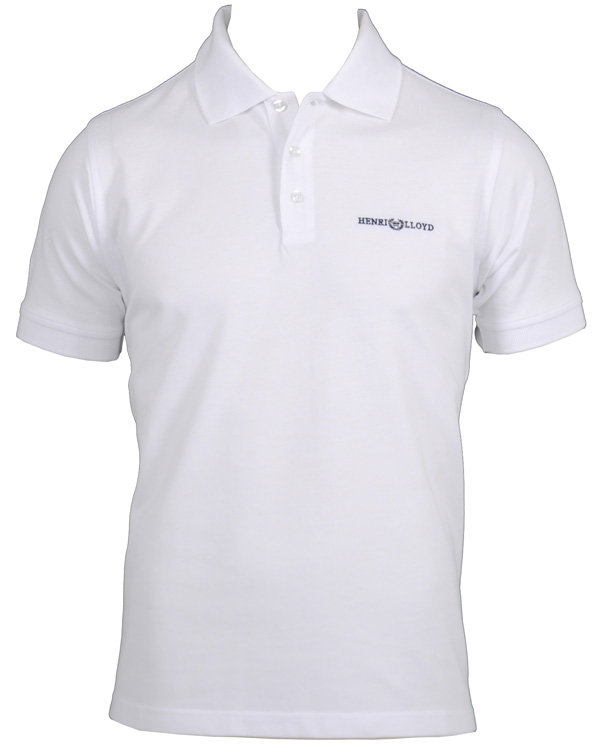Heren | Polo's | Henri-Lloyd | Henri Lloyd Cowes Polo Piké Optical White