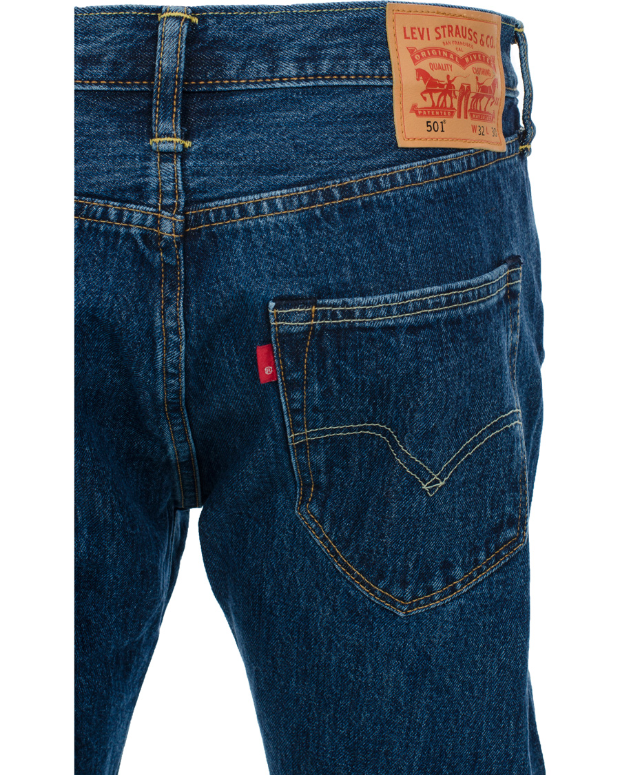 Heren | Jeans | Levi's | Levis 501 Button Fly Jeans Stonewash W34L32
