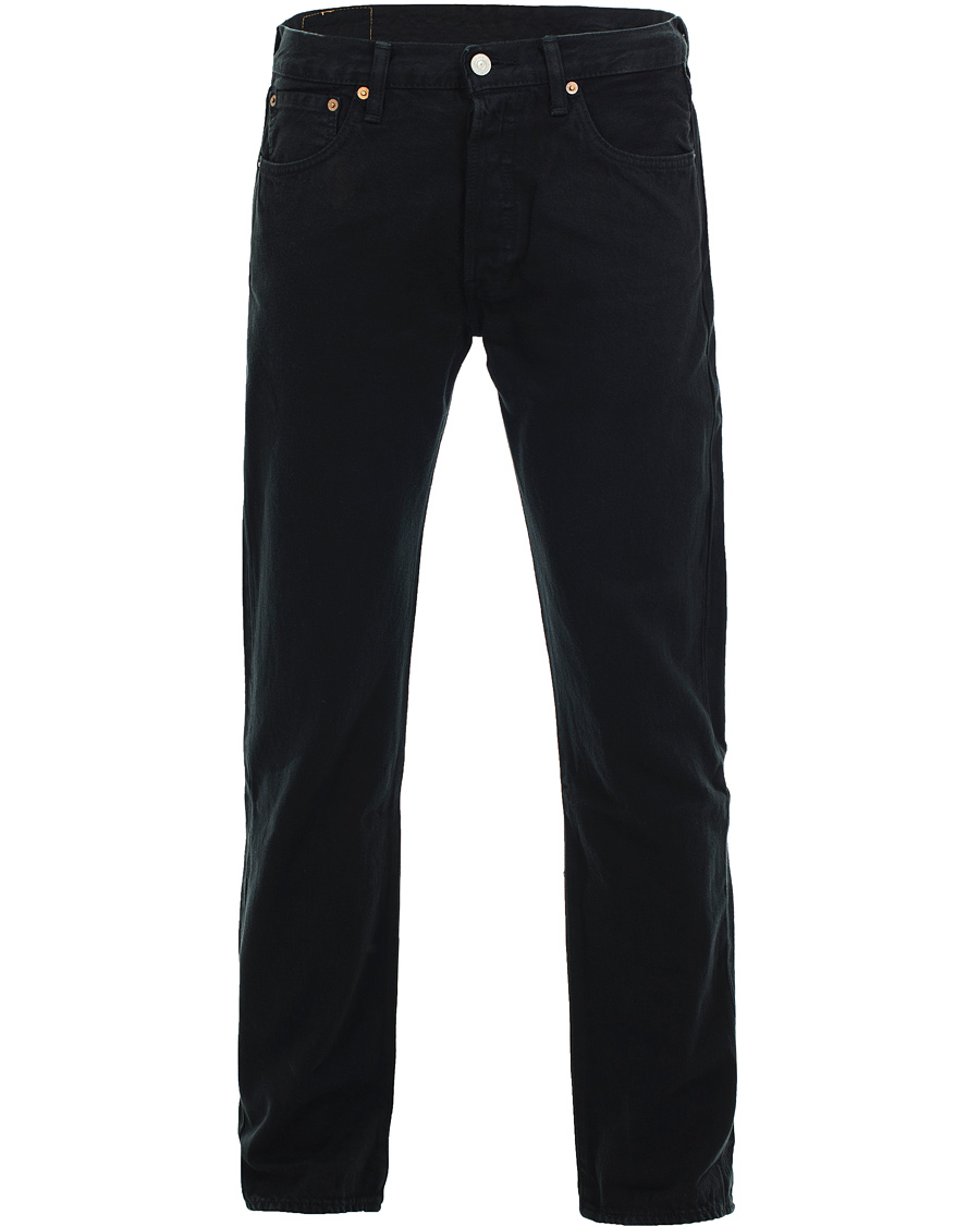 Heren | Jeans | Levi's | Levis 501 Button Fly Jeans Black W34L32
