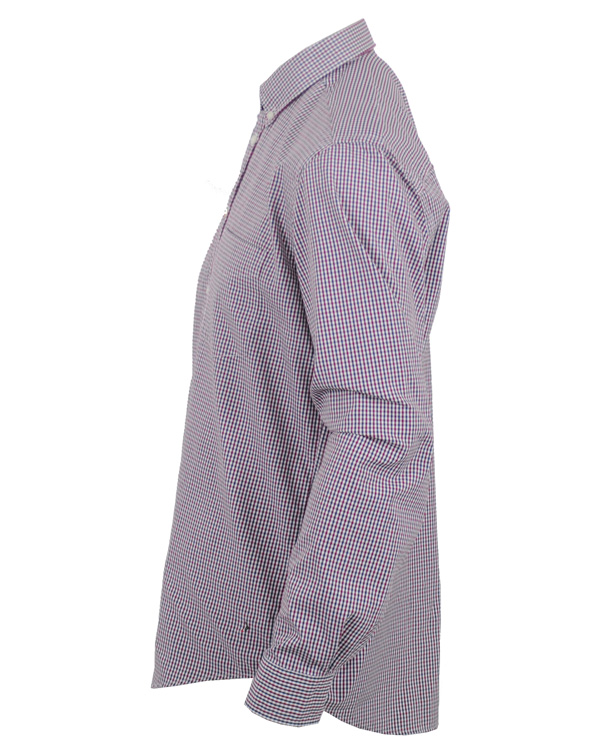 Heren | Overhemden | Boomerang | Kjell Gingham Oxford Shirt Beetroot