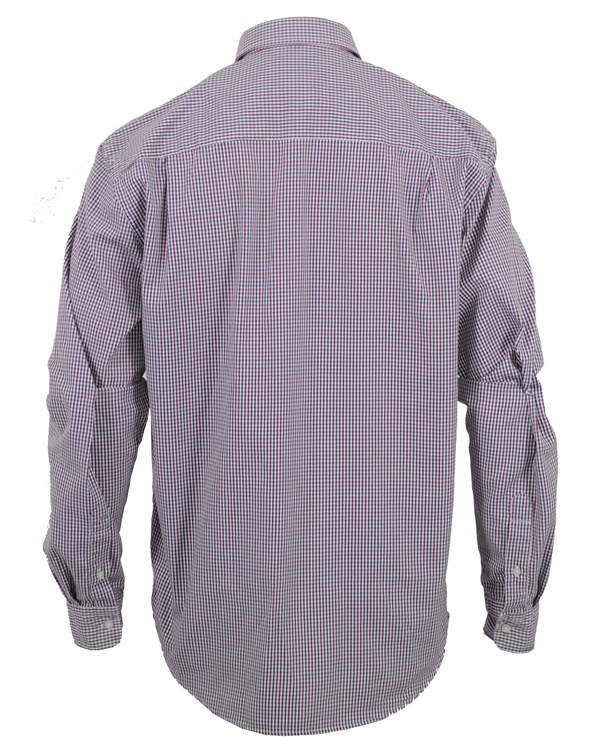 Heren | Overhemden | Boomerang | Kjell Gingham Oxford Shirt Beetroot
