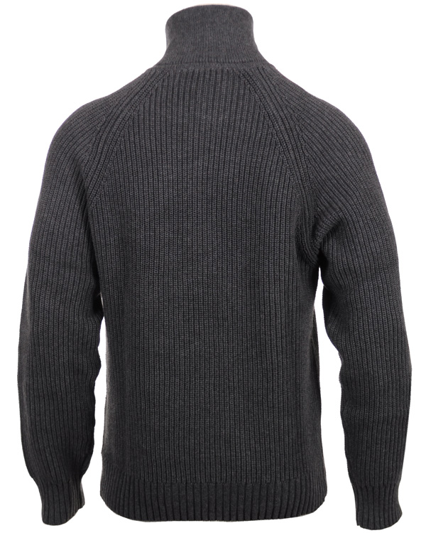 Heren | Truien | Boomerang | Grinda Halfzip Raglan Sweater Grey Melange