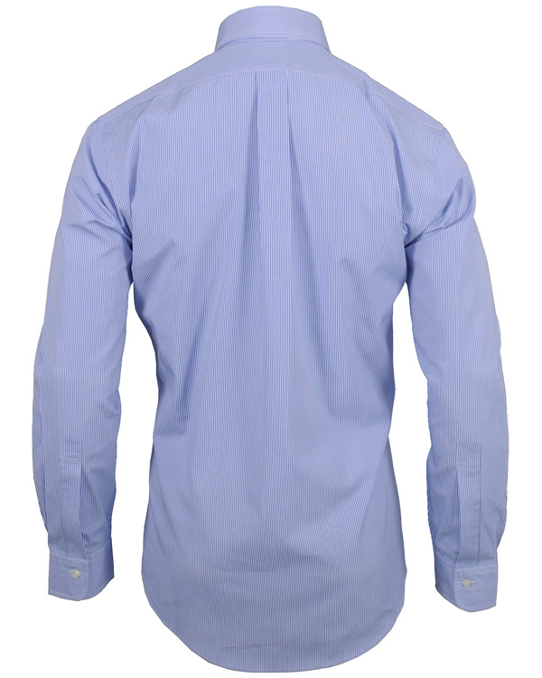 Heren | Overhemden | Brooks Brothers | Shirt Slim Fine Line Blue