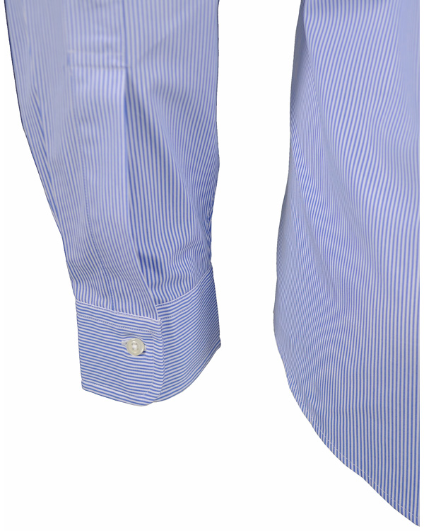 Heren | Overhemden | Brooks Brothers | Shirt Slim Fine Line Blue