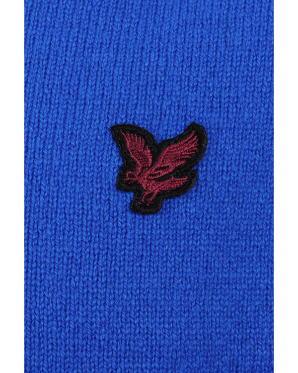 Heren | Truien | Lyle & Scott | Knitted V-Neck Pullover Snorkel Blue