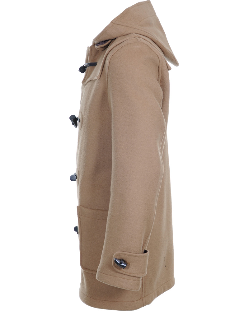 Heren | Jassen | Gloverall | Mens Mid Length Duffle Coat M3251C New Tan