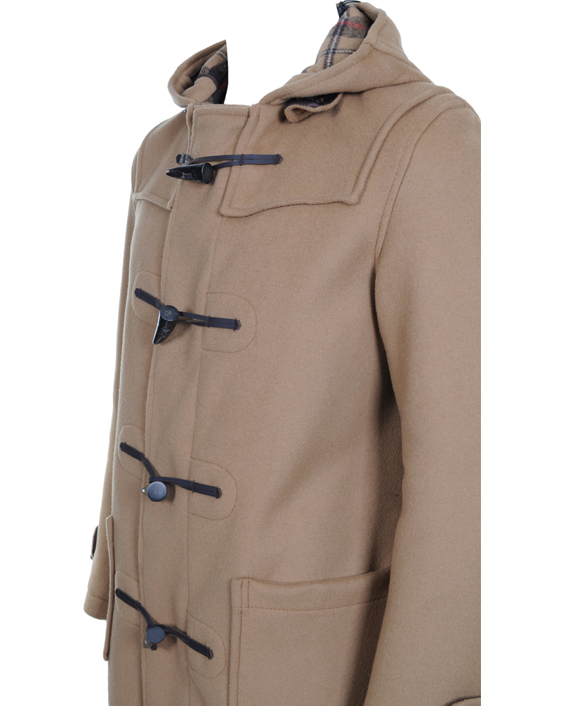 Heren | Jassen | Gloverall | Mens Mid Length Duffle Coat M3251C New Tan