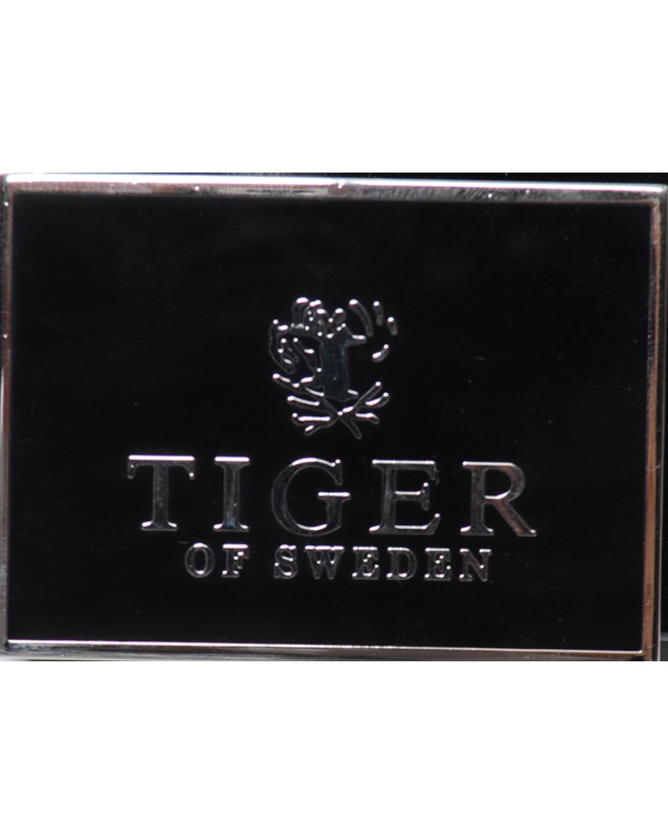 Heren | Tiger of Sweden Leather Logo Belt Black | Tiger of Sweden | Leather Logo Belt Black
