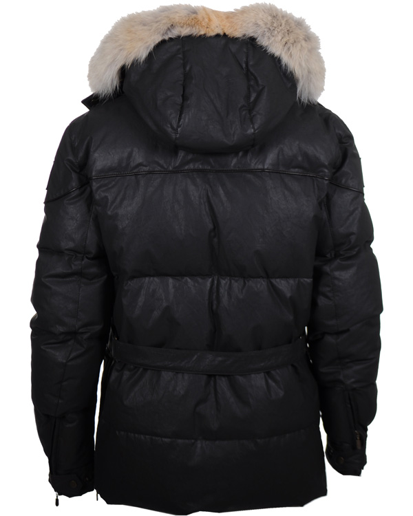 Heren | Jassen | Belstaff | Aviator Cricket Down Jacket Black/Brown