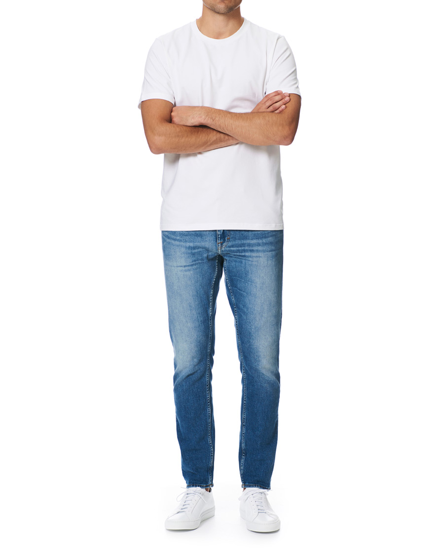 Heren | T-shirts | Filippa K | Soft Lycra Tee White
