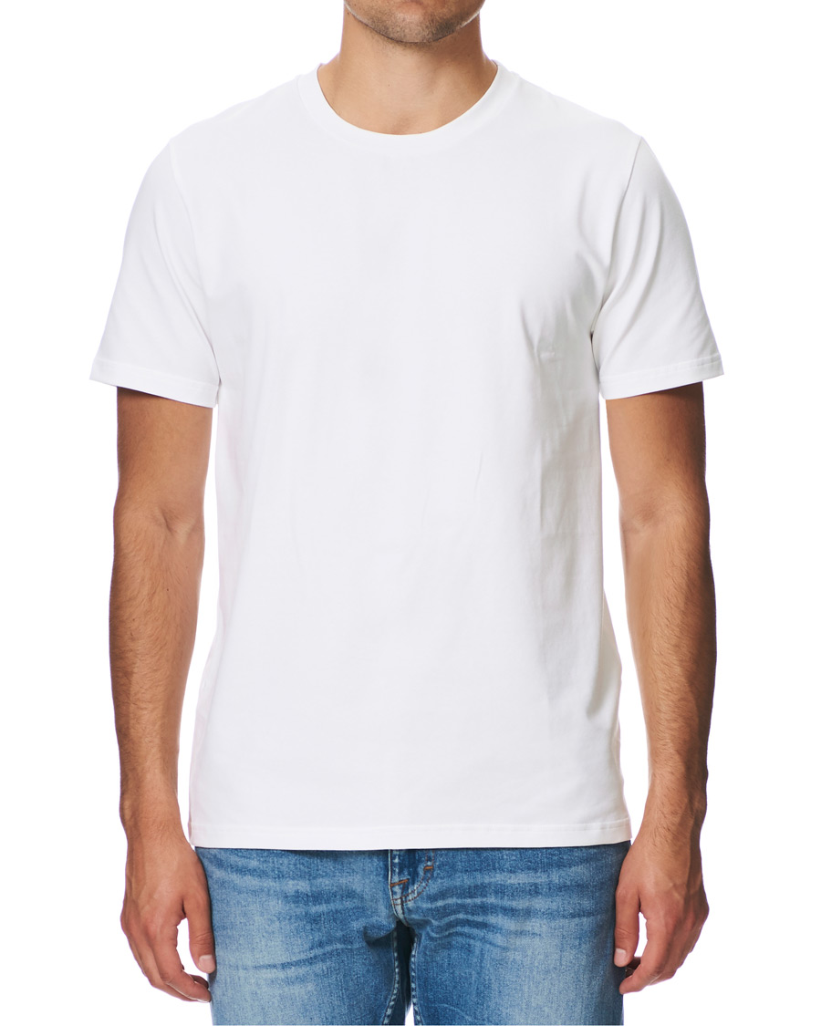 Heren | T-shirts | Filippa K | Soft Lycra Tee White