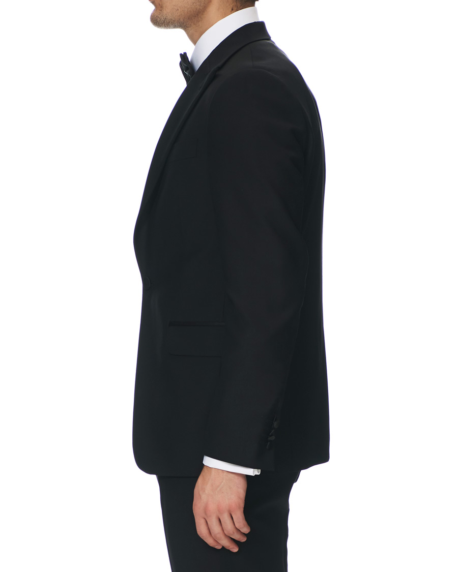 Heren | Blazers | Oscar Jacobson | Frampton Tuxedo Jacket Black