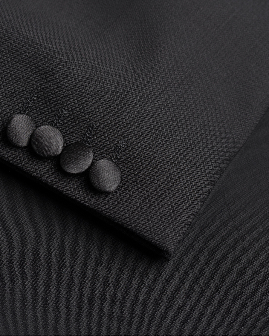 Heren | Blazers | Oscar Jacobson | Frampton Tuxedo Jacket Black