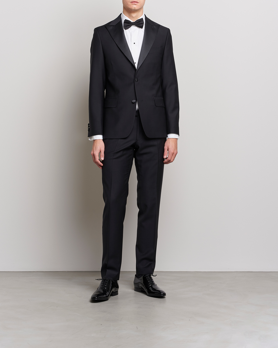 Heren | Broeken | Oscar Jacobson | Devon Tuxedo Trousers Black