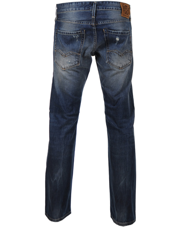 Heren | Broeken | Replay | Waitom M983 Jeans Flat Finish Denim