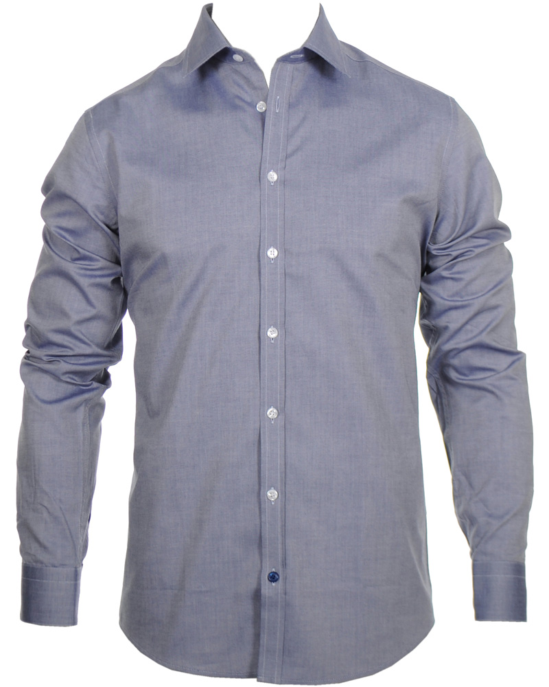 Heren | Overhemden | Tiger of Sweden | Pelle Shirt Grey Blue
